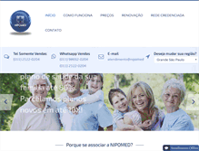 Tablet Screenshot of nipomed.com